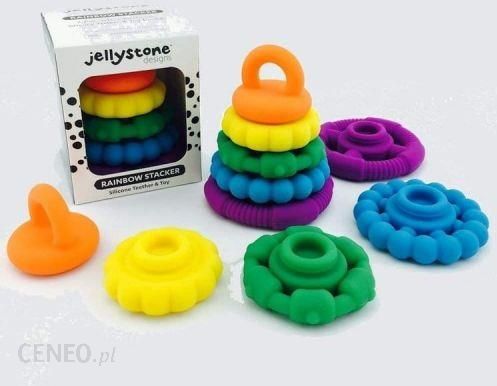 i-jellystone-designs-silikonowy-gryzak-kolorowa-wieza-ukladanka